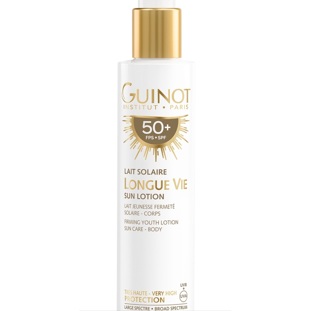 Lozione solare rassodante Guinot Longue Vie SPF 50+ 150ml