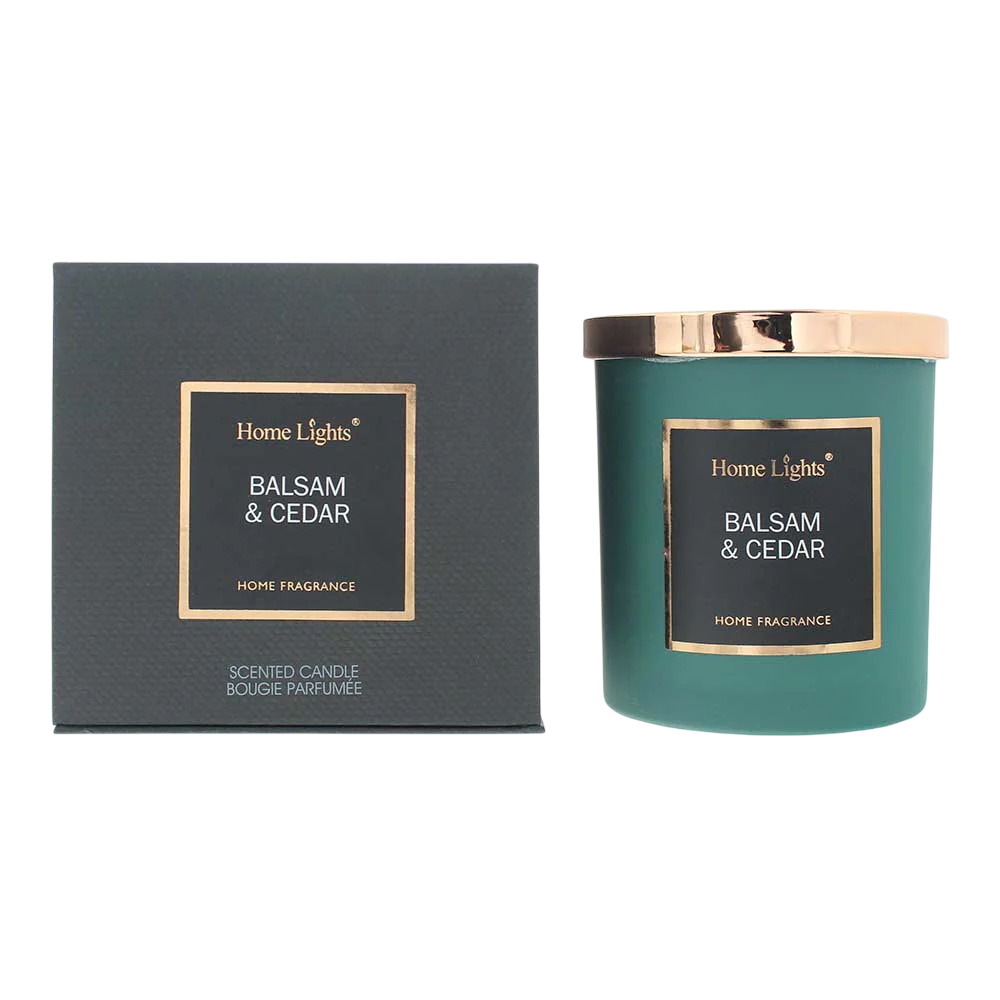 Candela profumata Home Lights Balsamo e Cedro 215 g