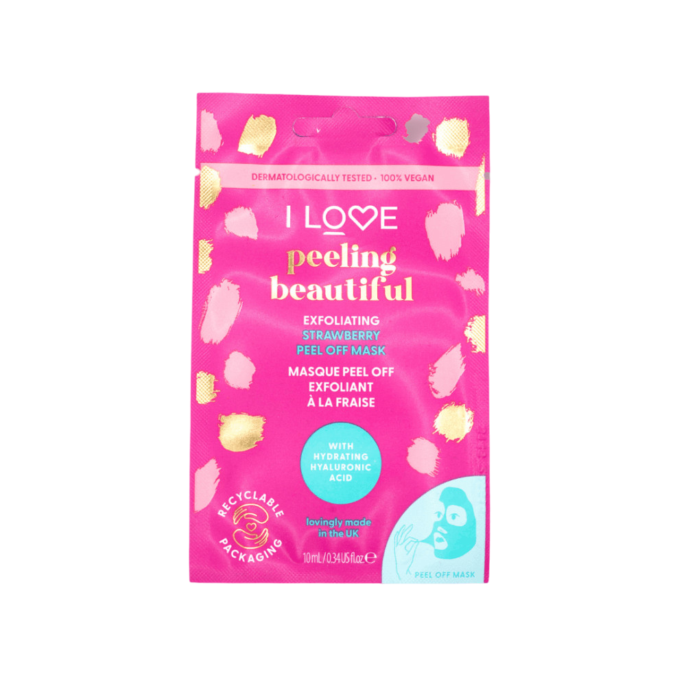Adoro la maschera in tessuto peeling I Love Beautiful Peeling Sheet Mask For Face 10ml