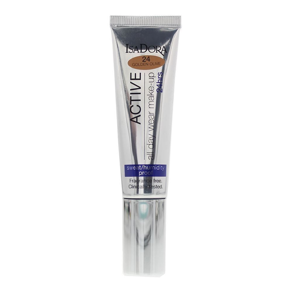 Fondotinta liquido naturale IsaDora 24 ore attivo tonalità oliva dorata 35ml