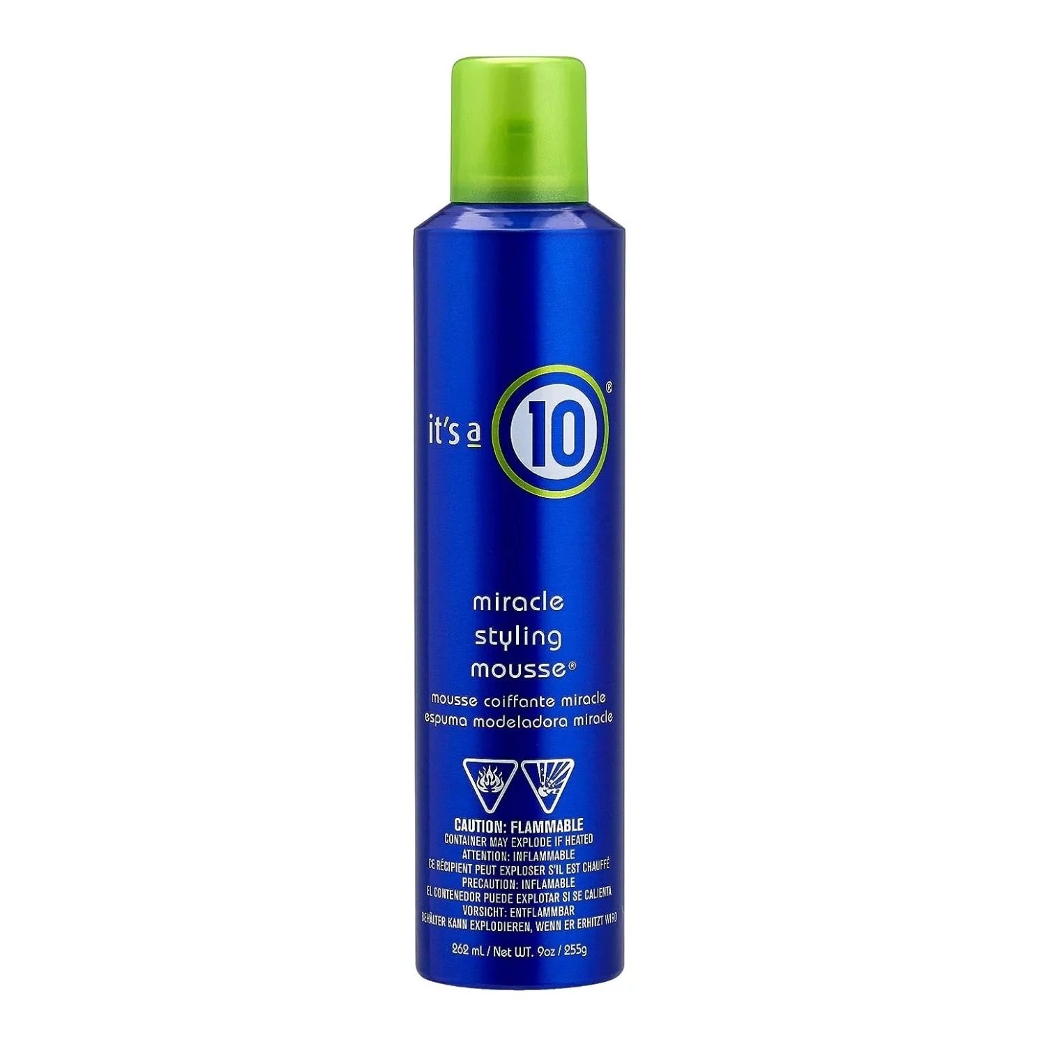 È una schiuma volumizzante miracolosa per capelli da 10ml tenuta media 262ml.