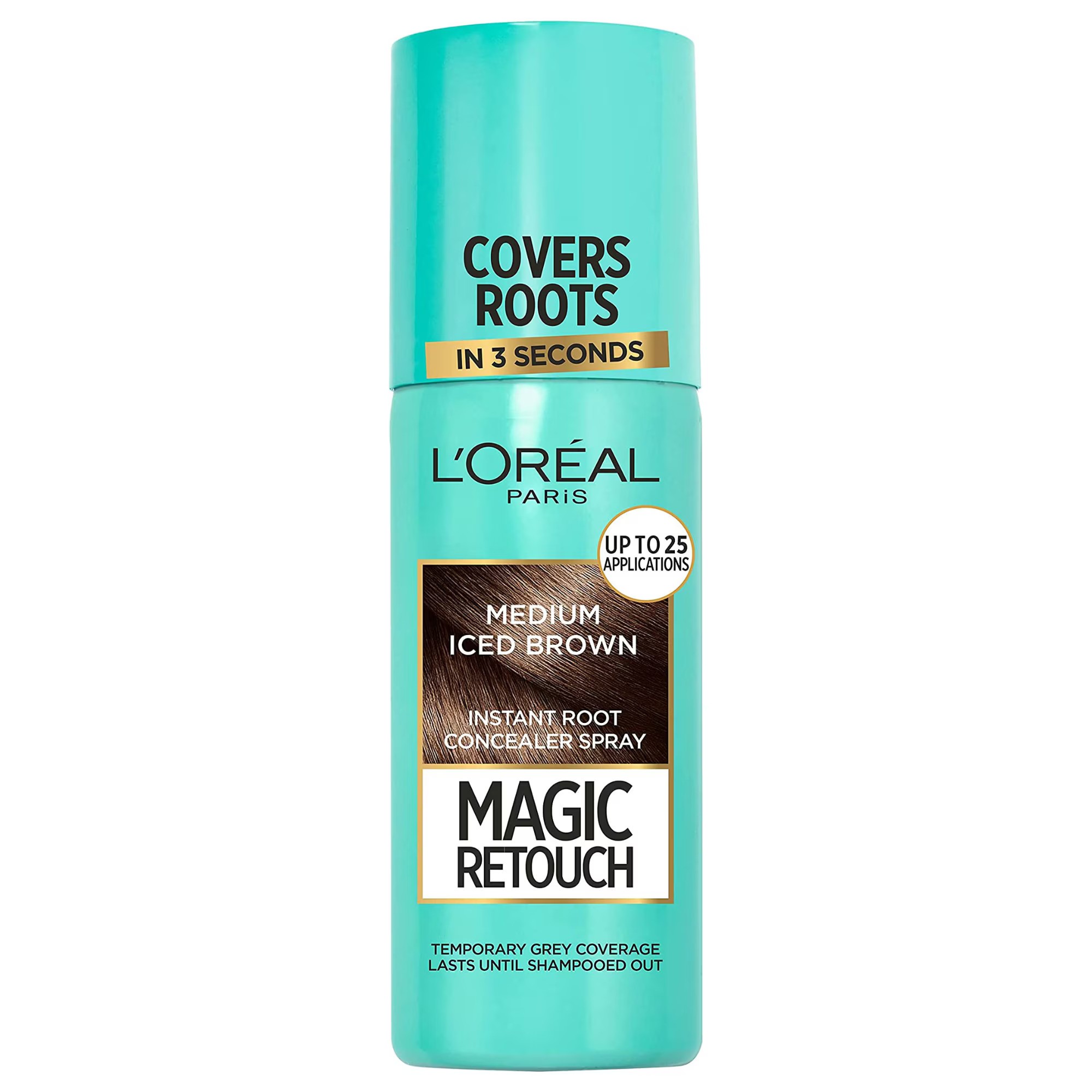 Spray ritocco radici L'Oreal Paris Magic Retouch Castano Ghiaccio Medio 75ml