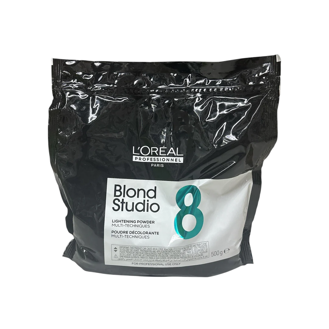 L'Oreal Professionnel Blond Studio MT8 Polvere Ossidante Schiarente per Capelli 500 g