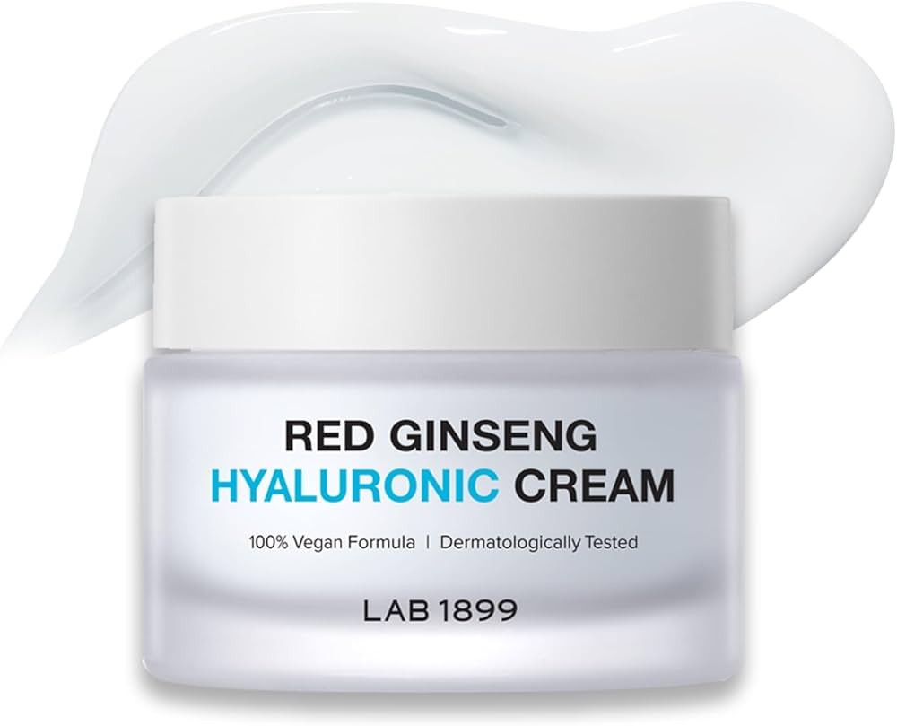 Lab 1899 Crema Idratante Intensiva Viso al Ginseng Rosso e Acido Ialuronico 50ml