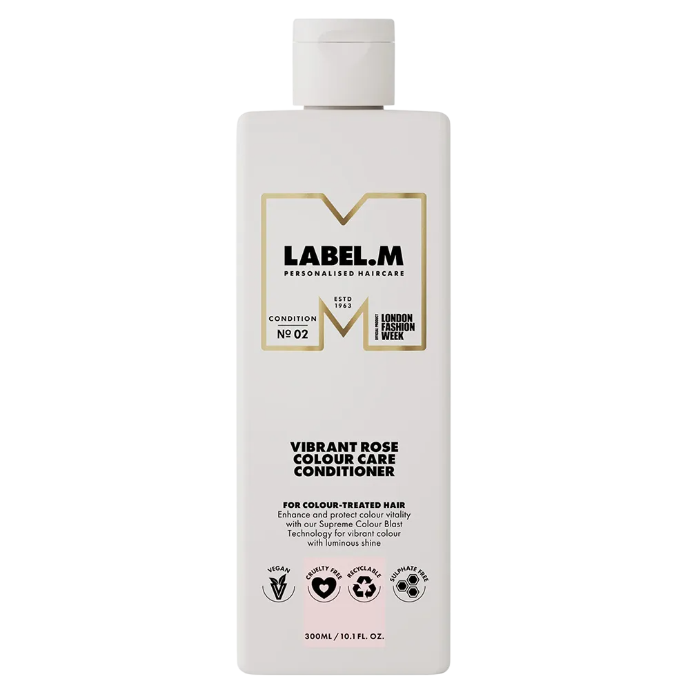 Label.M Balsamo per capelli alla rosa vibrante protettivo per il colore 300ml