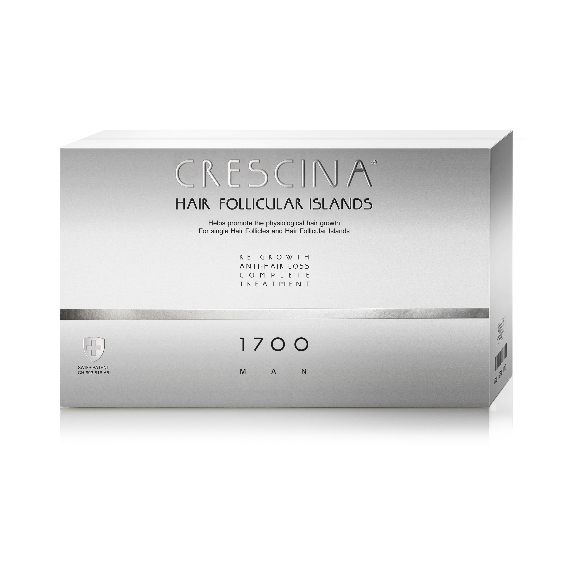 Labo Crescina Isole Follicolari 1700 Siero Trattamento Stimolante della Crescita in Fiale per Cuoio Capelluto Uomo 20 Pezzi