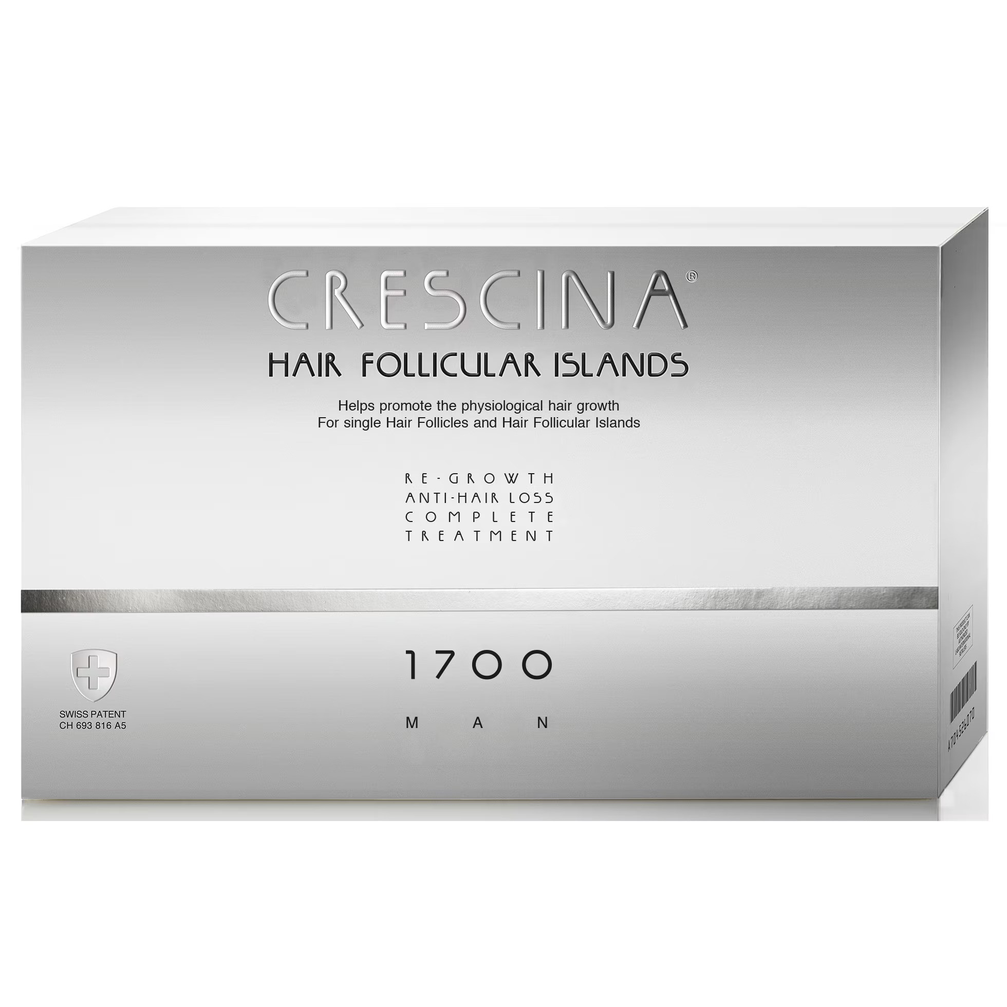 Labo Crescina Isole Follicolari 1700 Siero Trattamento Stimolante della Crescita in Fiale per Cuoio Capelluto Uomo 10 + 10 Pezzi
