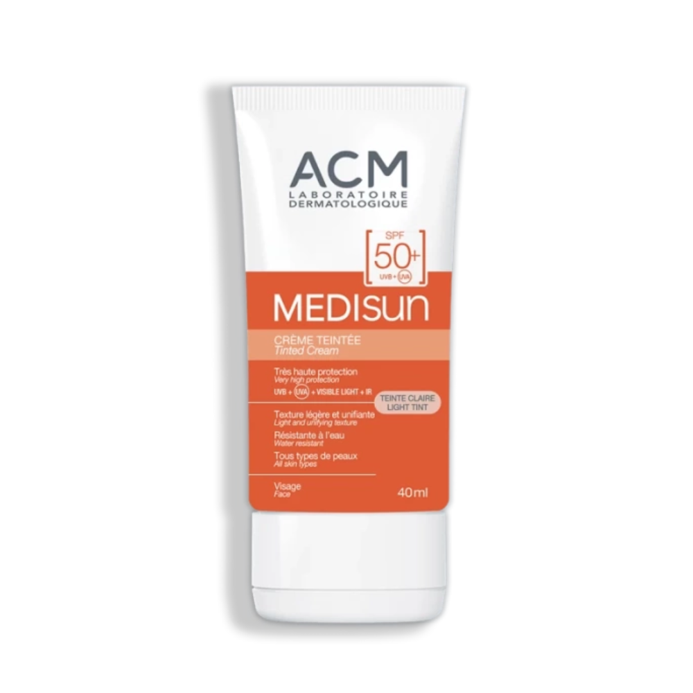 Laboratoire ACM Medisun Crema Idratante Colorata con Protezione Solare SPF Leggero 50+ 40ml