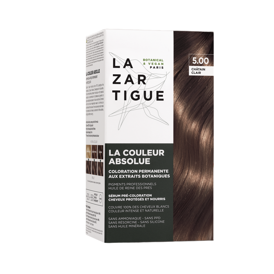 Lazartigue La Couleur Absolue Tintura Permanente Per Capelli 5.00 Castano Chiaro 143ml