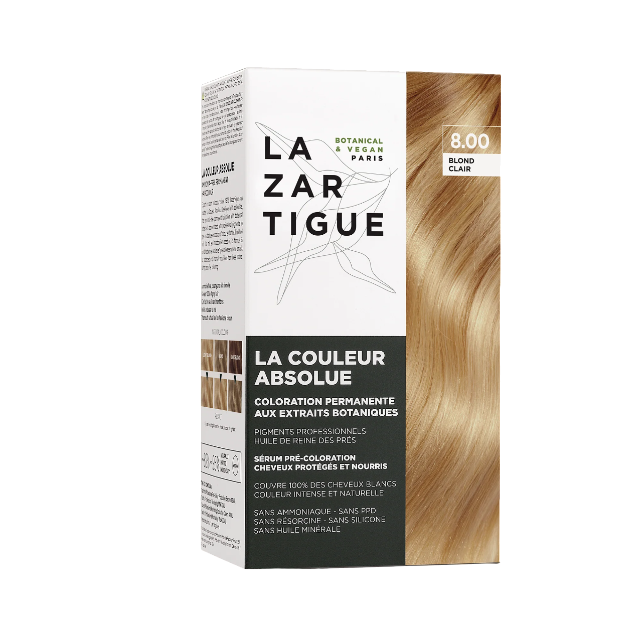 Lazartigue La Couleur Absolue Tintura Permanente Per Capelli 8.00 Biondo Chiaro 143ml