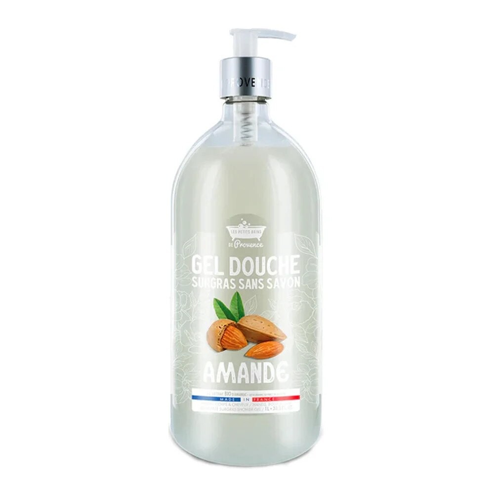 Les Petites Bains de Provence Gel doccia alla mandorla per pelli sensibili 1000ml