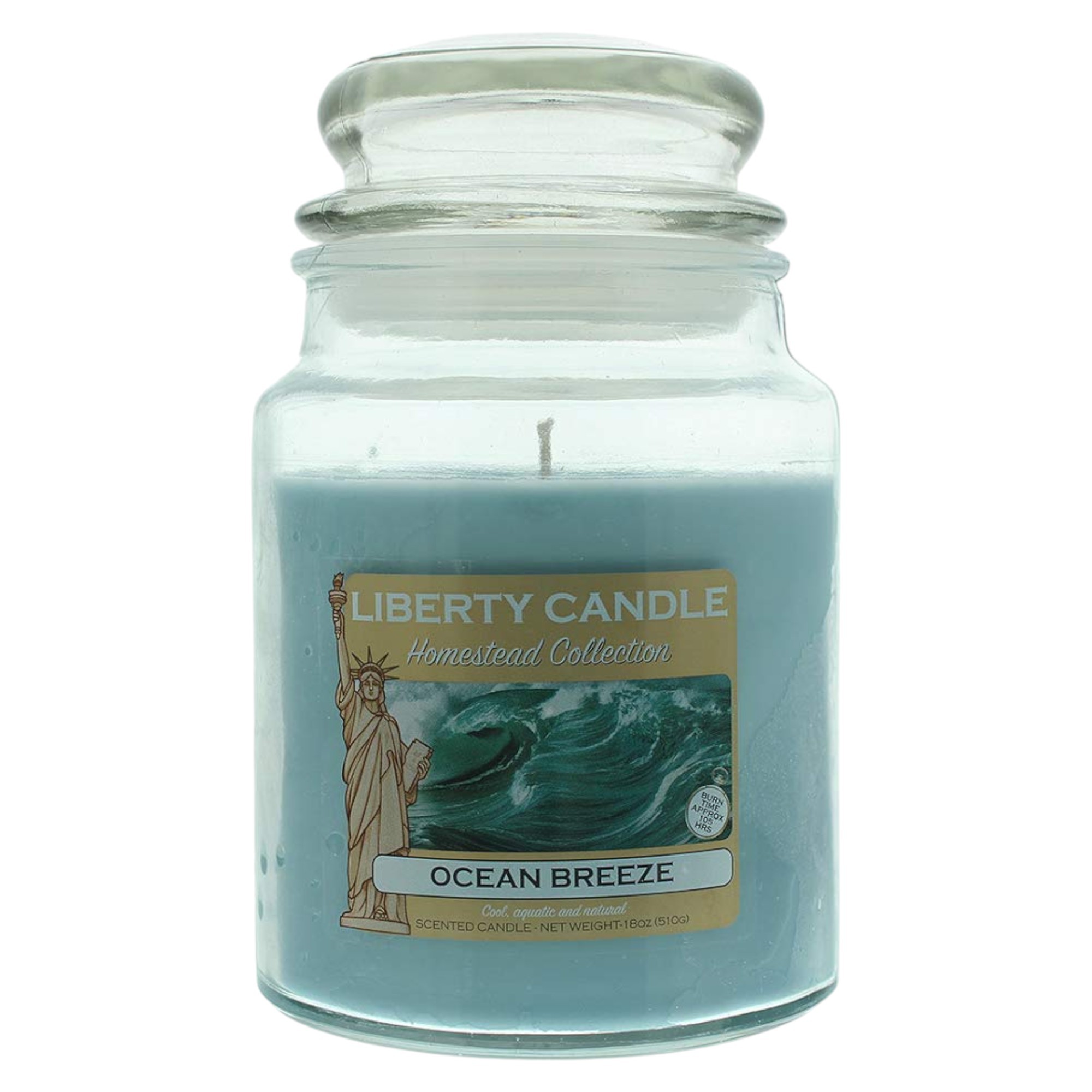 Candela profumata Liberty Candle Ocean Breeze Cool 510 g