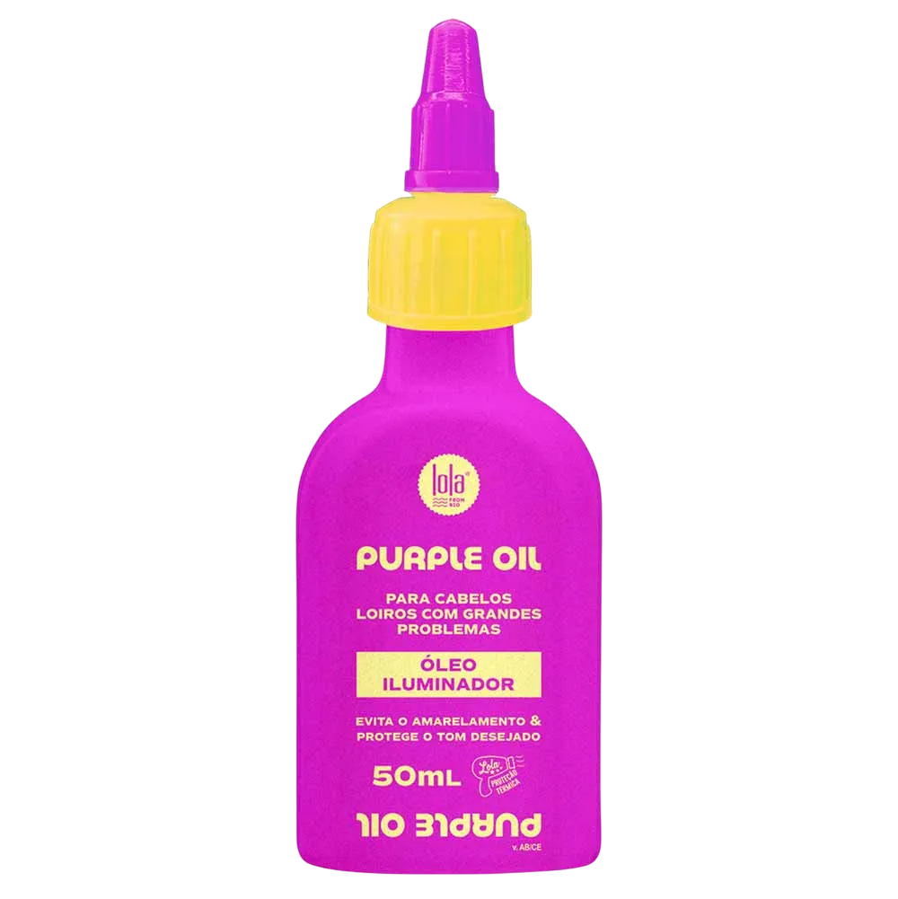 Trattamento per capelli viola Lola Cosmetics: neutralizza i toni gialli o arancioni. 50ml.