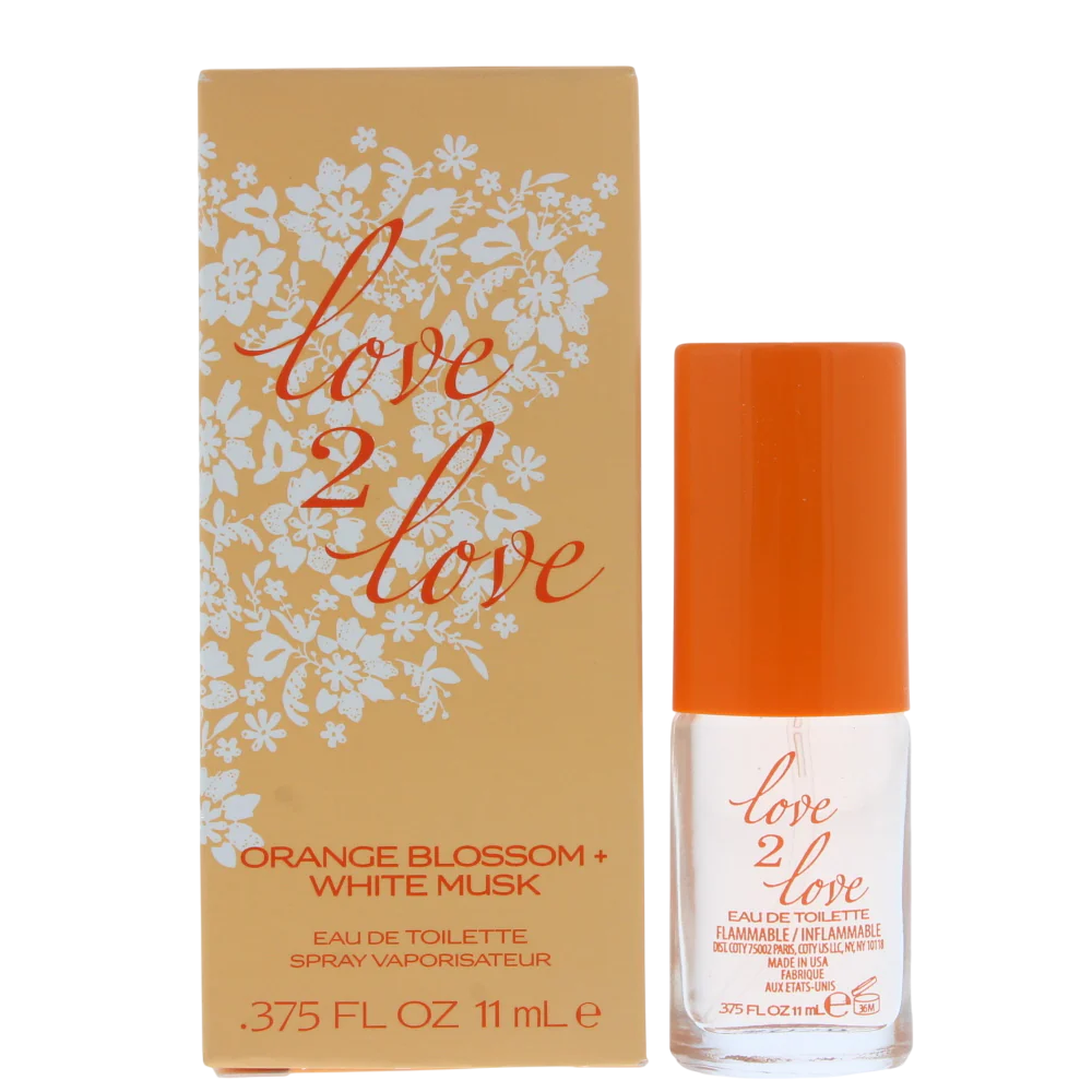 Love 2 Love Orange Blossom + White Musk Eau De Toilette donna 11ml