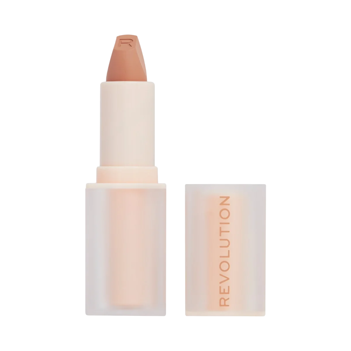 Rossetto cremoso Lasting Kiss di Makeup Revolution tonalità nude 32 g