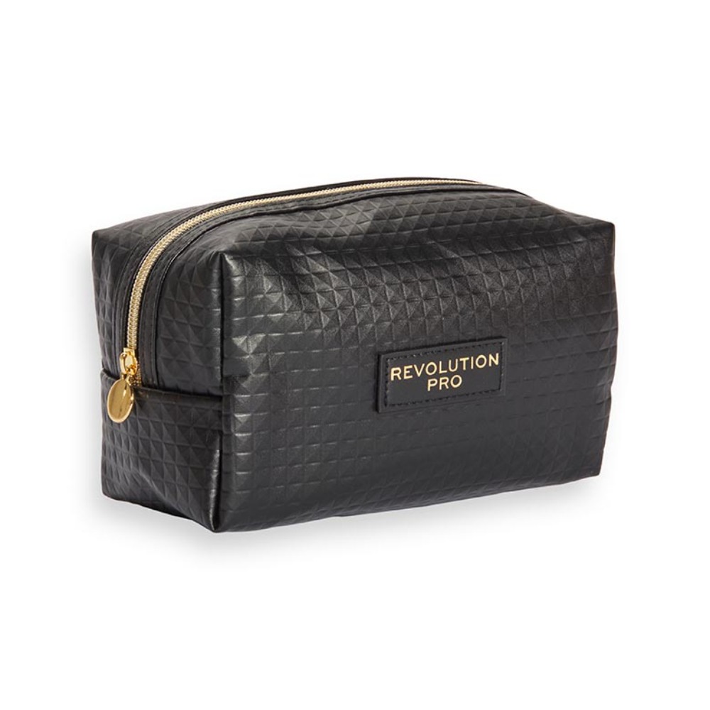 Beauty case in tessuto nero di Makeup Revolution