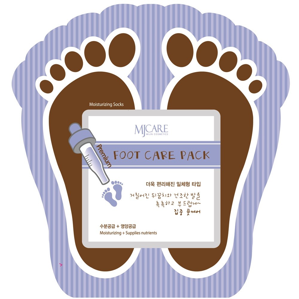 Maschera in tessuto idratante per i piedi Mijin Mjcare 10 g