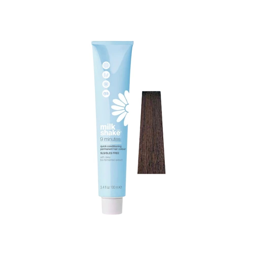 Tintura per capelli permanente Milk Shake 9 Minutes 6356 g Biondo mogano scuro 100ml