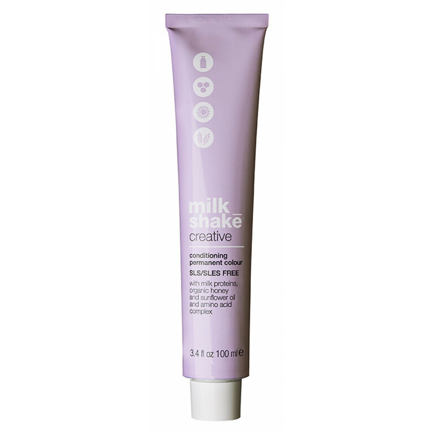 Tintura per capelli permanente Milk Shake Creative SLS/SLES-Free 1.111AA Nero cenere intenso 100ml