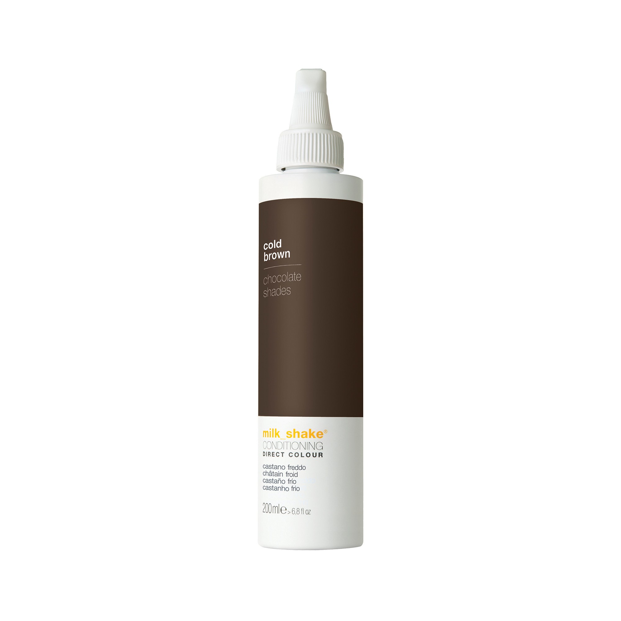 Balsamo colorante per capelli Milk Shake Direct Colour senza ammoniaca castano freddo 200ml
