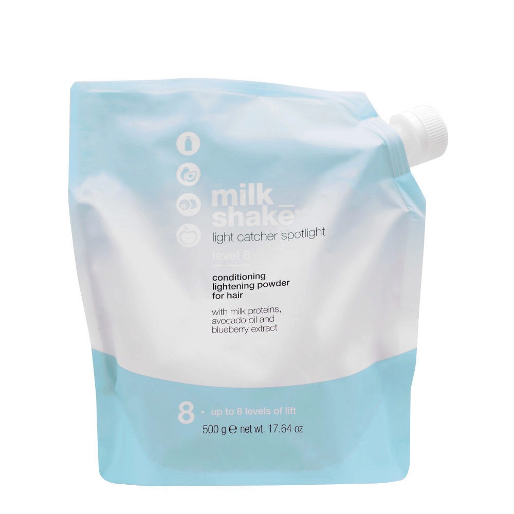 Milk Shake Light Catcher - Polvere ossidante per capelli fino a 8 livelli di schiaritura - 500 g