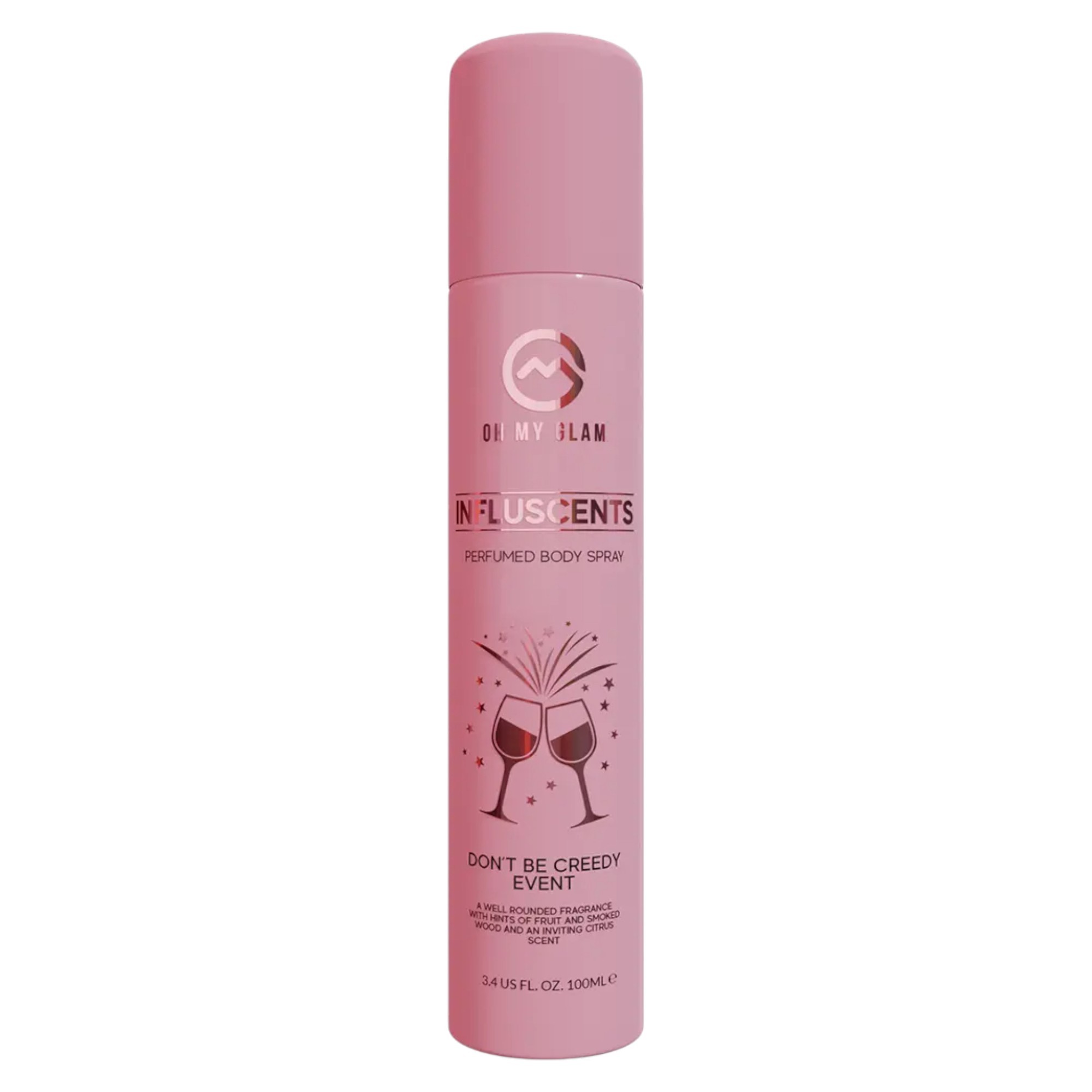 Oh My Glam Influscents Don't Be Creedy: Spray corpo per eventi 100ml