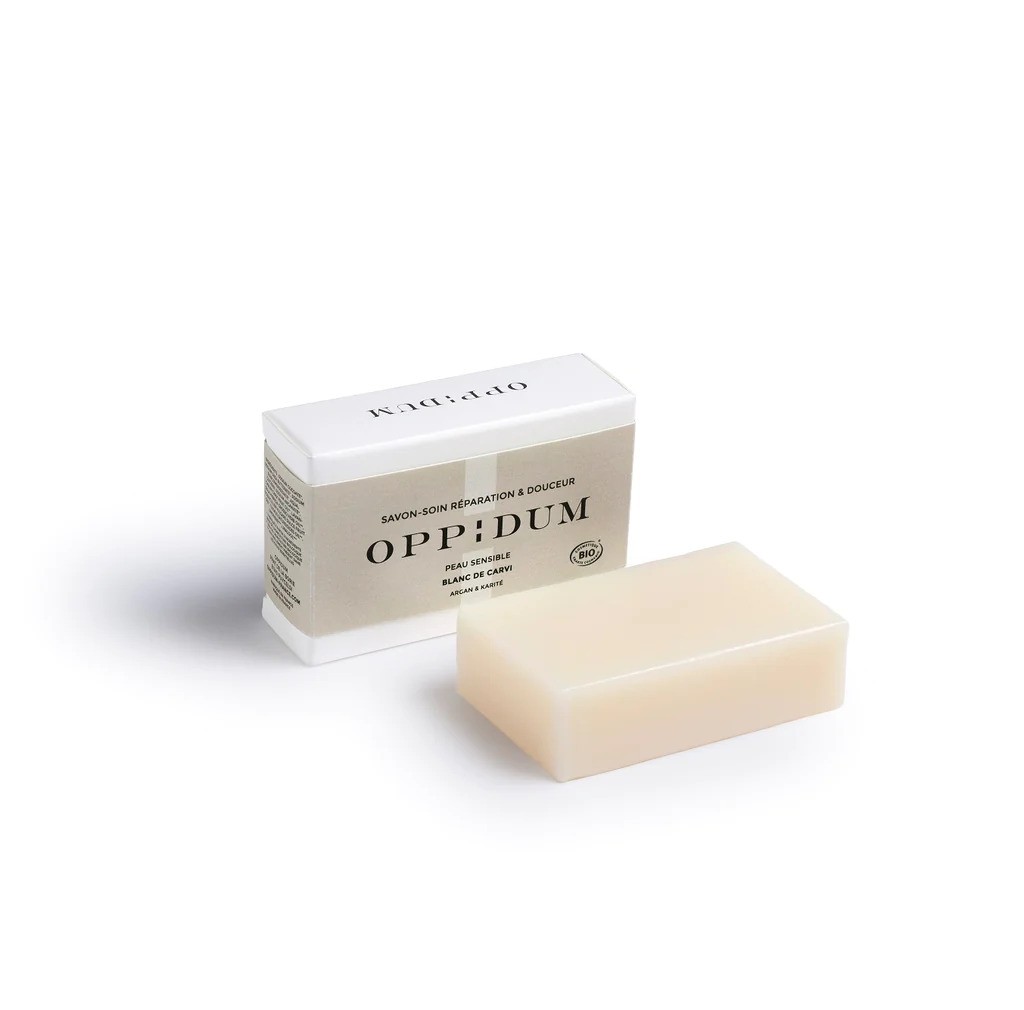 Saponetta detergente e lenitiva Oppidum Blanc De Carvi 100 g