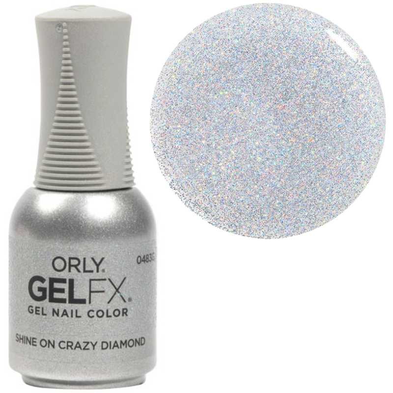 Smalto semipermanente glitterato Orly Gelfx Shine On Crazy Diamond 18ml