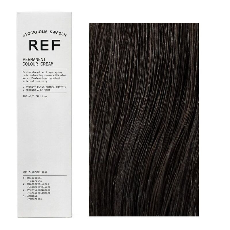 Ref Stockholm Tintura per capelli permanente vegana 3.0 Castano scuro 100ml