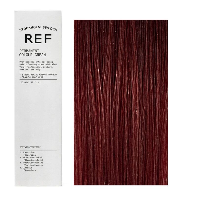Ref Stockholm Tintura per capelli permanente vegana 6.66 Rosso intenso Biondo scuro 100ml