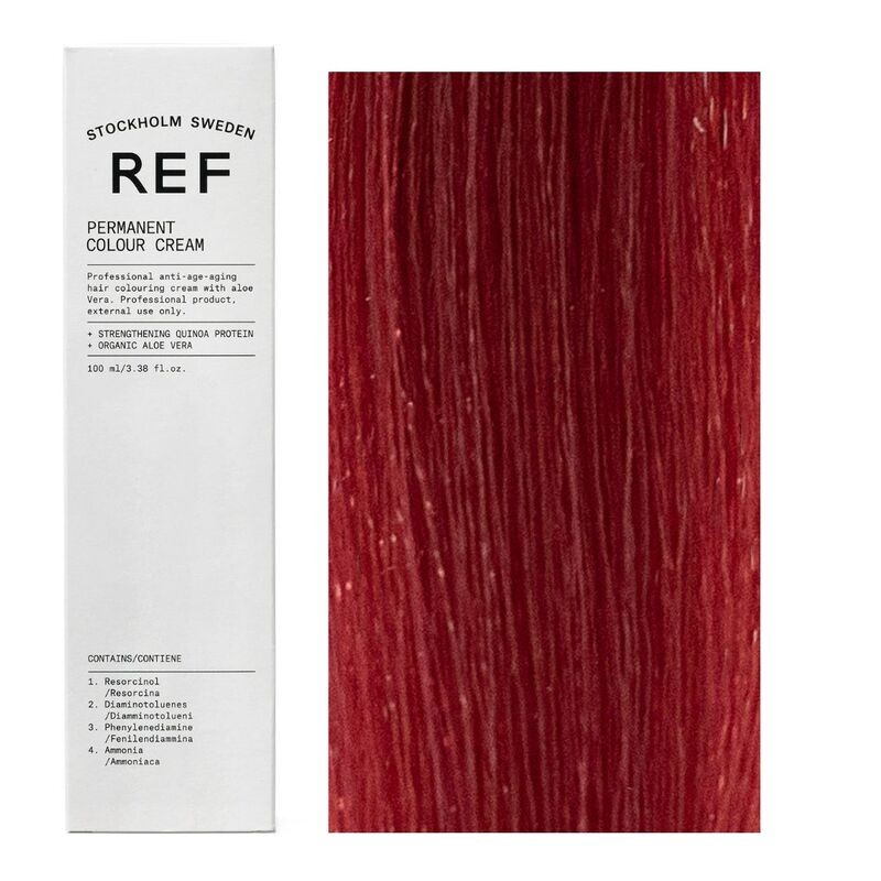 Ref Stockholm Tintura per capelli permanente vegana 8.66 Rosso intenso Biondo chiaro 100ml