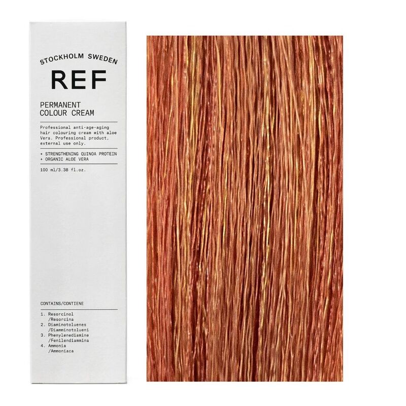Ref Stockholm Tintura per capelli permanente vegana 9.43 Rame dorato Biondo chiarissimo 100ml
