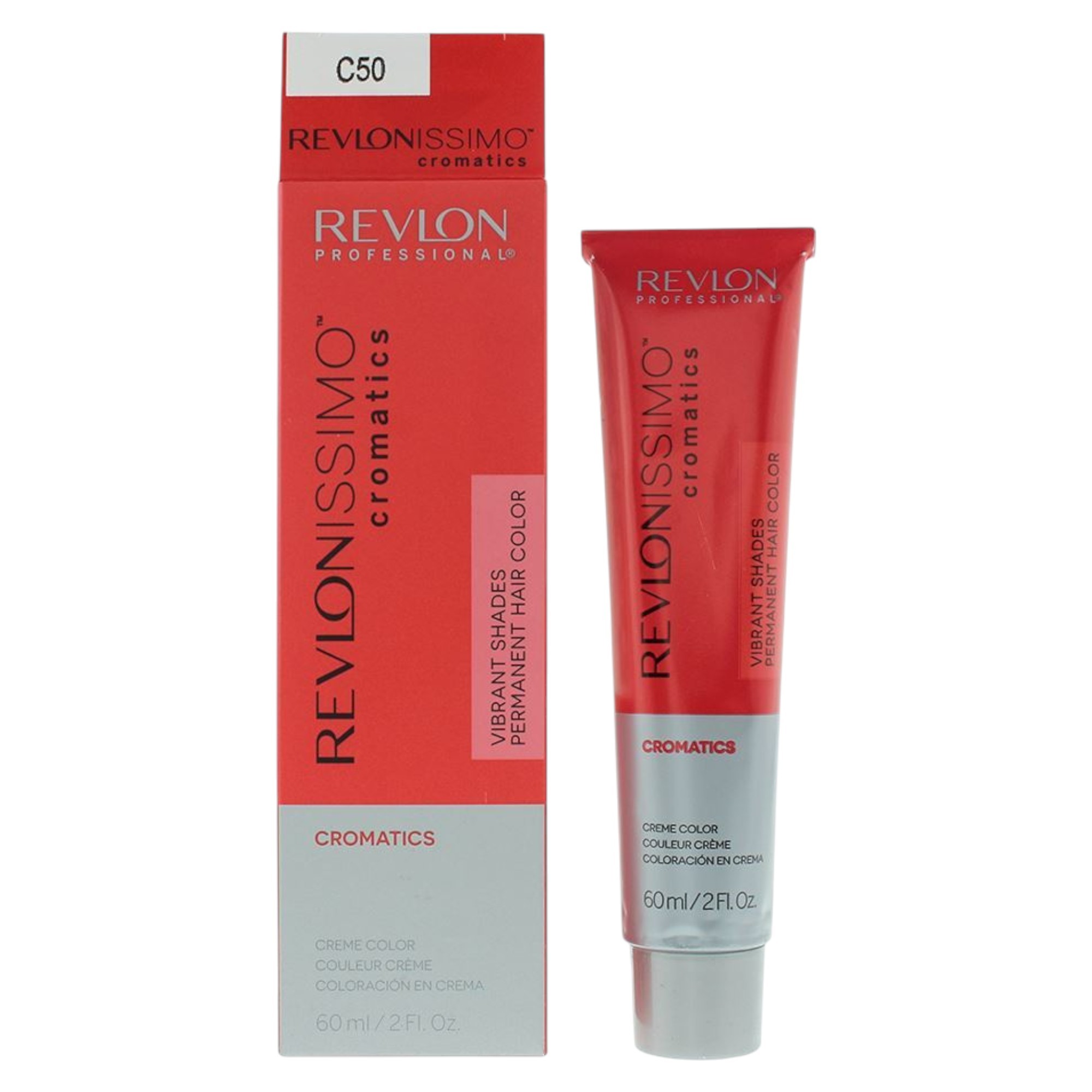 Gel colorante per capelli Revlon Cromatics all'acido ialuronico C50 Rosso Viola 60ml