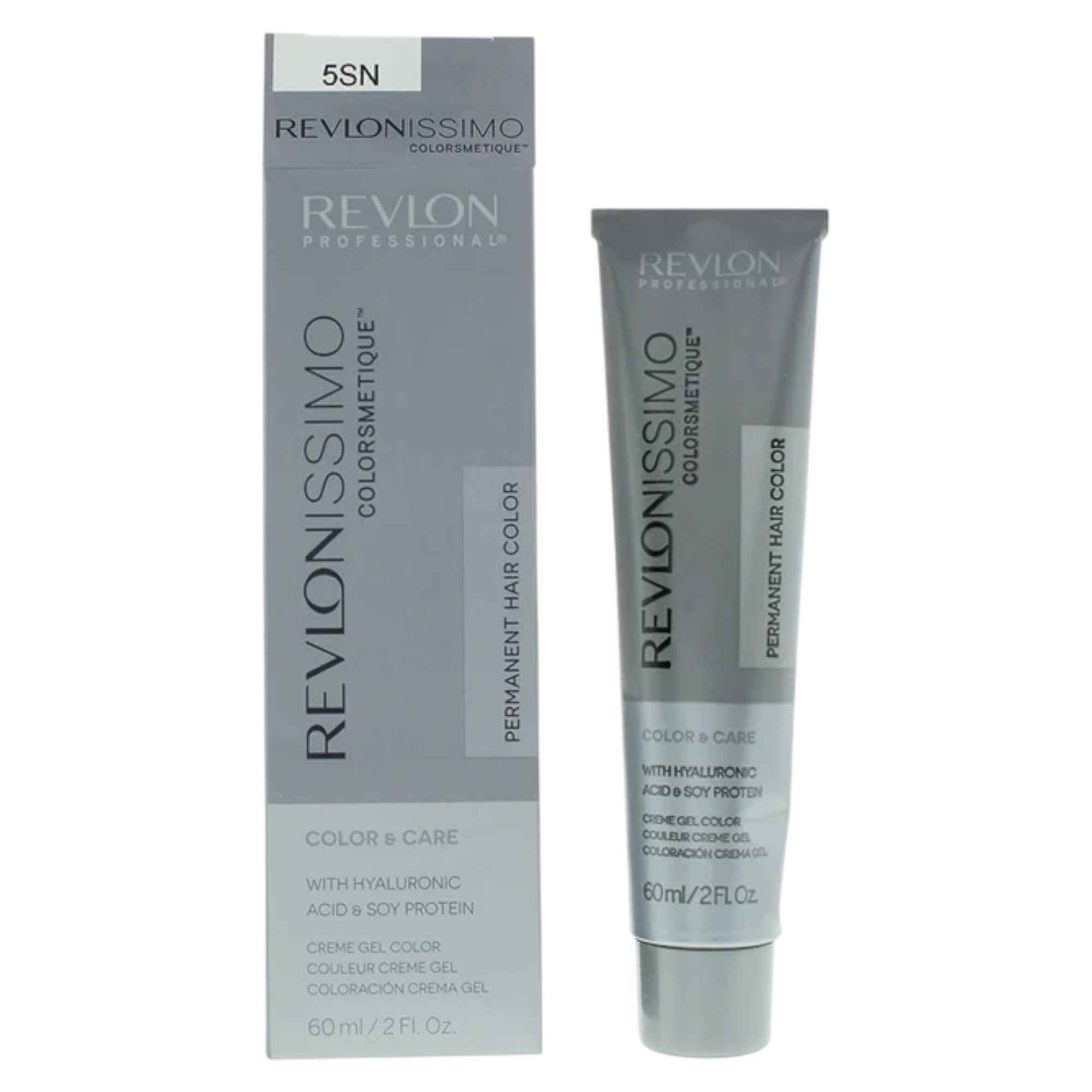 Revlon Revlonissimo Colorsmetice Color & Care Complex Tintura Permanente per Capelli 5SN Castano Chiaro 60ml