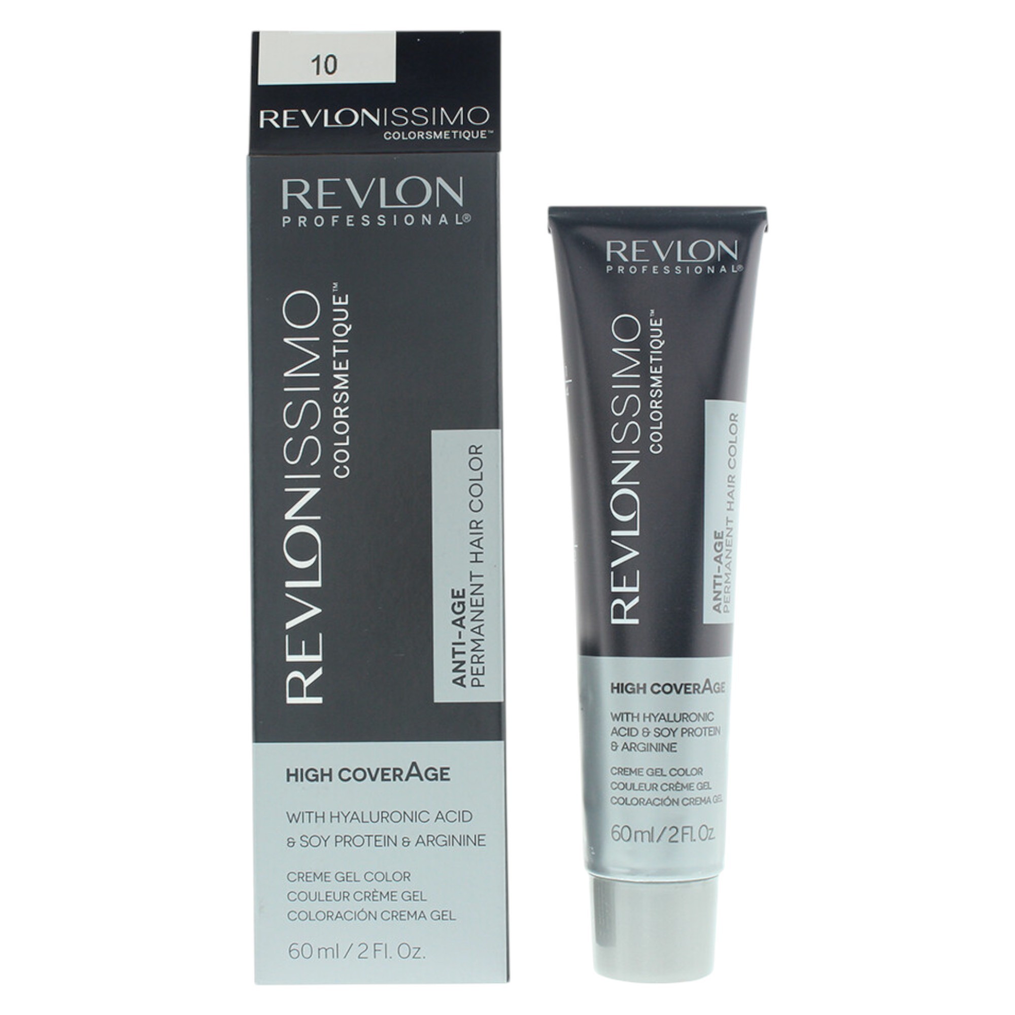 Revlon Revlonissimo Colorsmetique Tintura permanente per capelli con acido ialuronico 10 Biondo chiarissimo 60ml