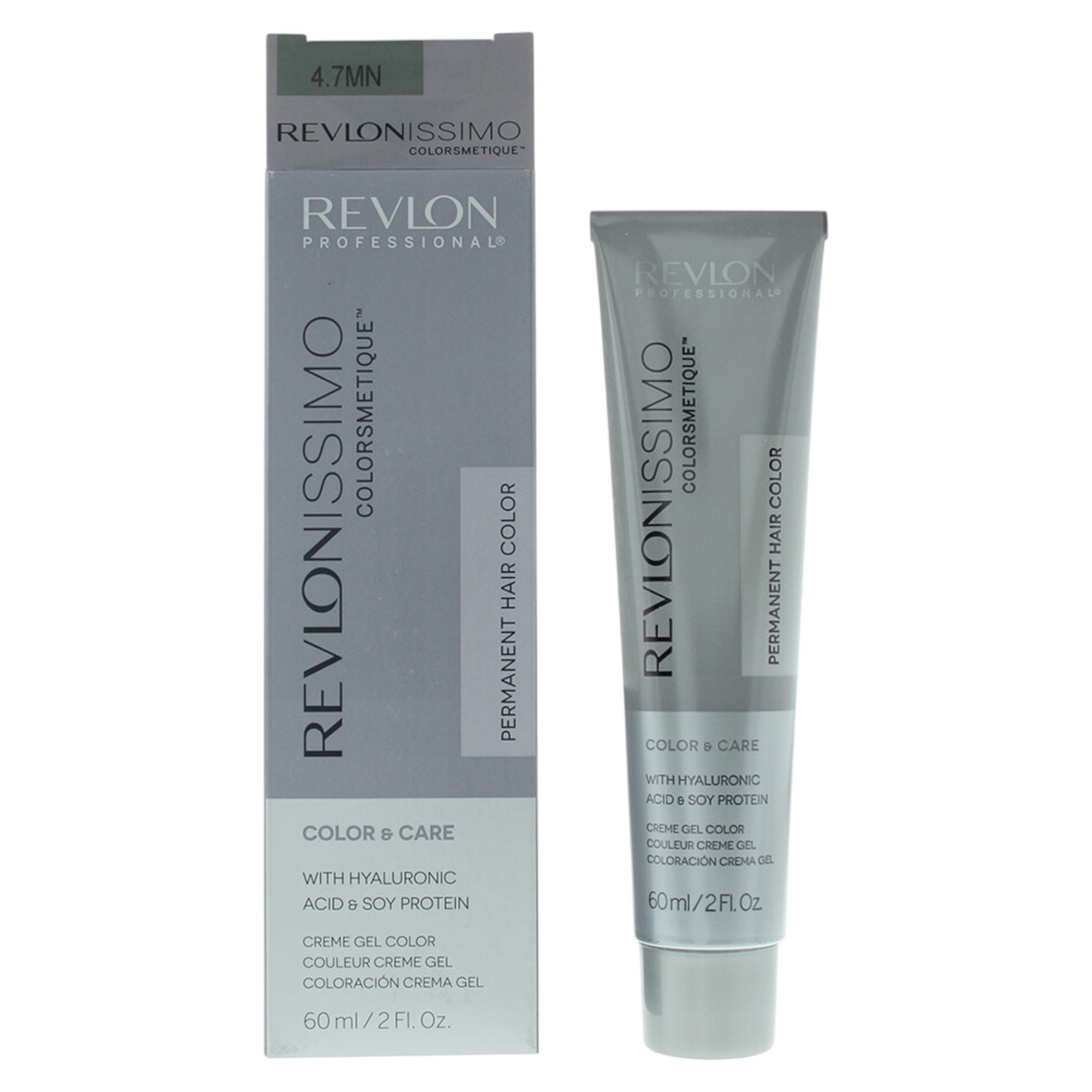 Tintura per capelli permanente Revlon Revlonissimo Colorsmetique 4.7MN Castano Medio 60ml