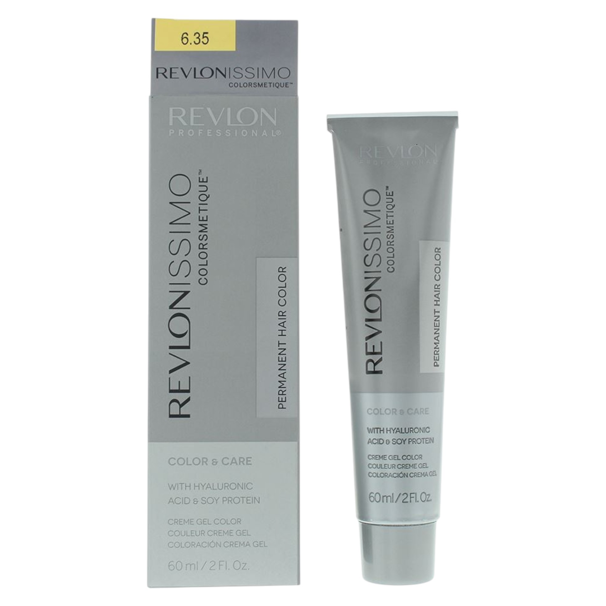 Tintura per capelli permanente Revlon Revlonissimo Colorsmetique 6.35 Biondo Ambra Scuro 60ml