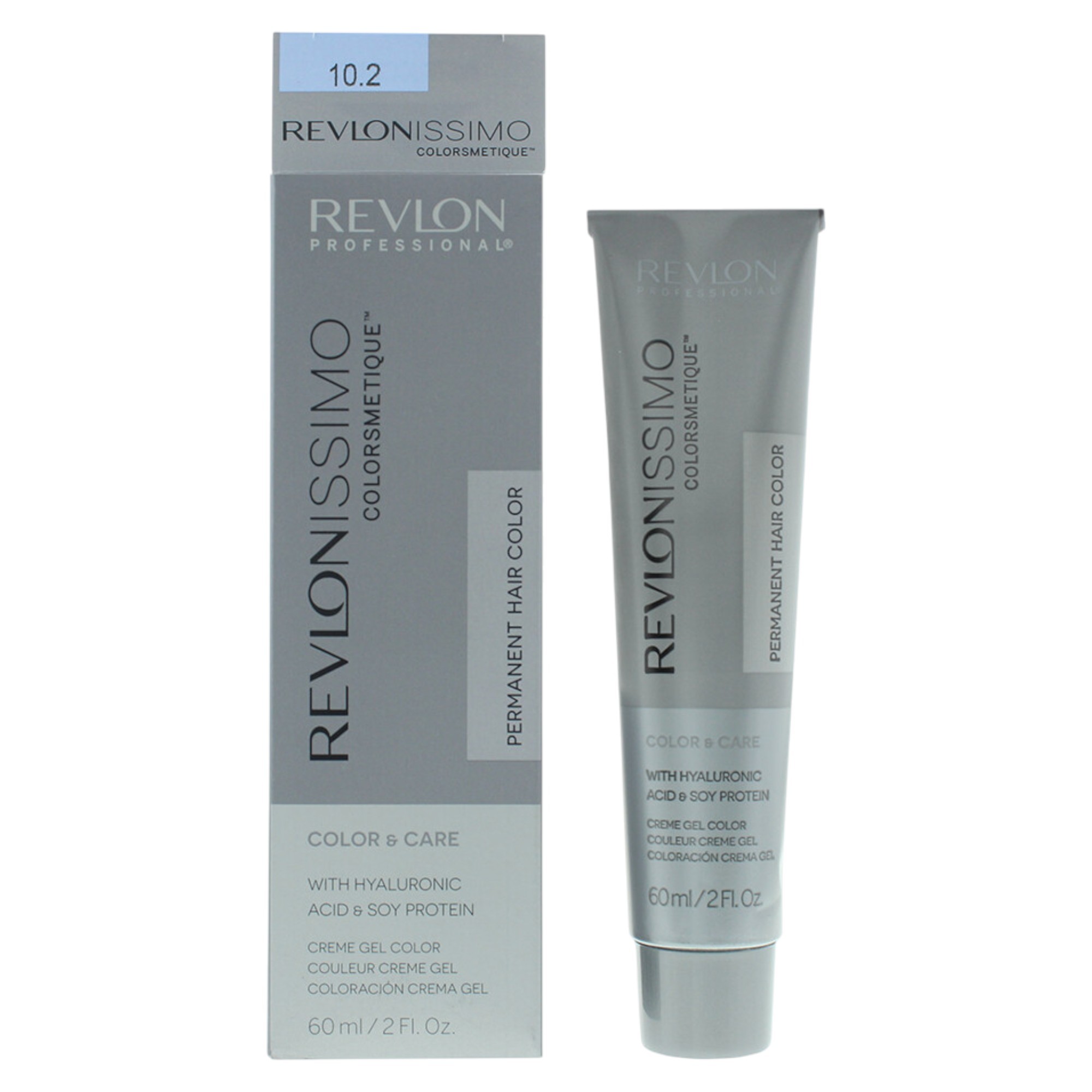 Revlon Revlonissimo Colorsmetique Tintura Permanente per Capelli 10.2 10.2 Biondo Iridescente Chiaro 60ml