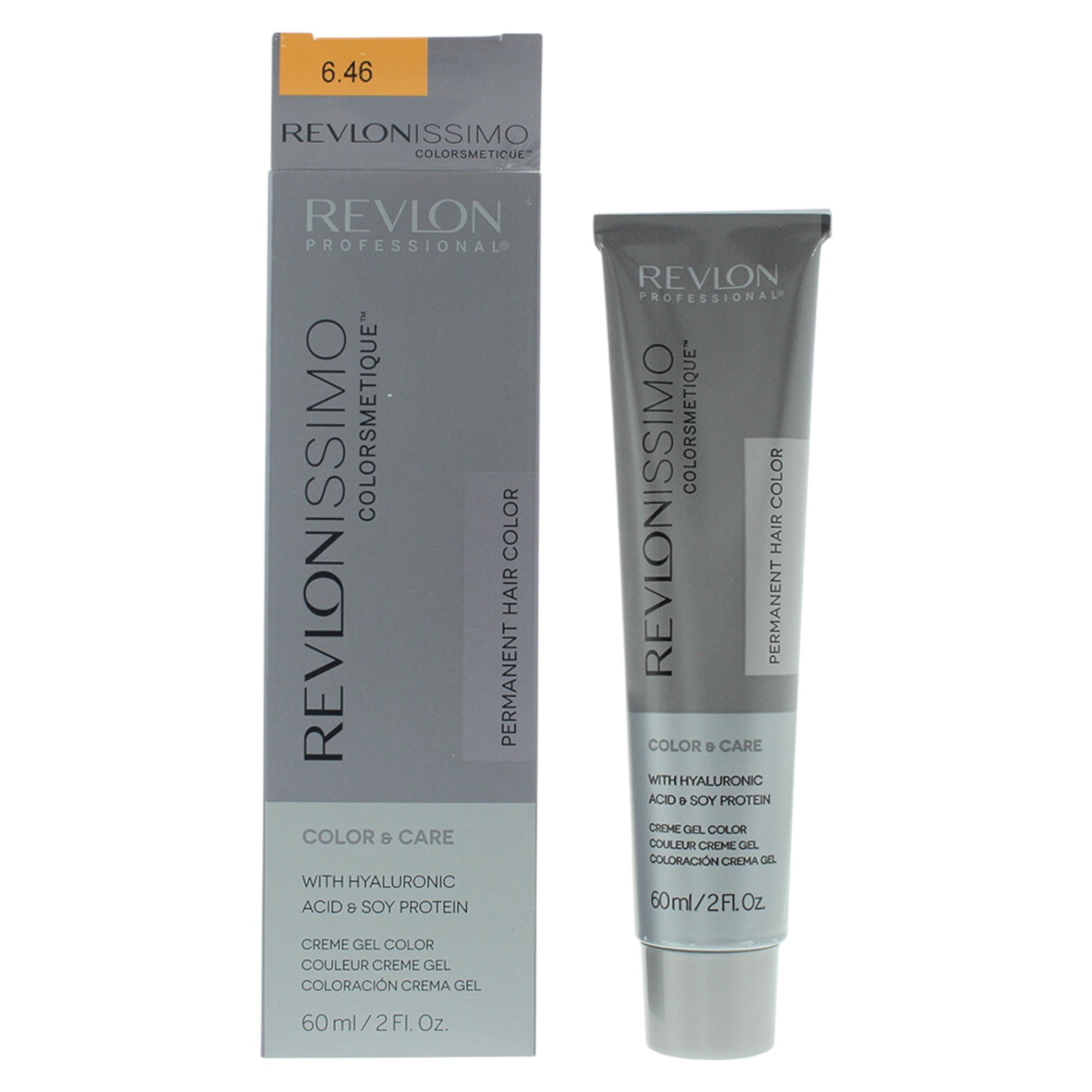 Tintura per capelli permanente Revlon Revlonissimo Colorsmetique 6.46 Rosso Scuro Rame Biondo 60ml