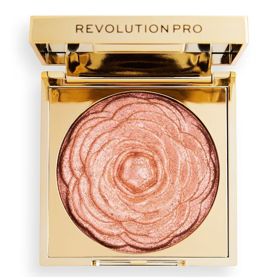 Revolution Pro Pro Lustre Illuminating Blush Highlighter Compact Rose Gold 1 tonalità 9 g