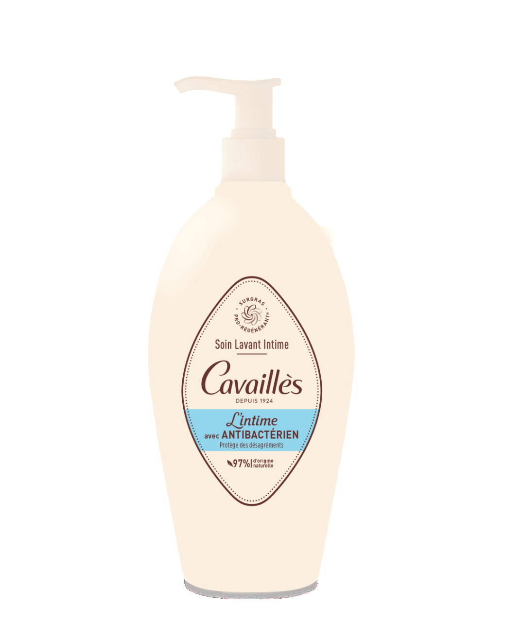 Roge Cavailles Gel detergente intimo antibatterico con ingredienti naturali 250ml