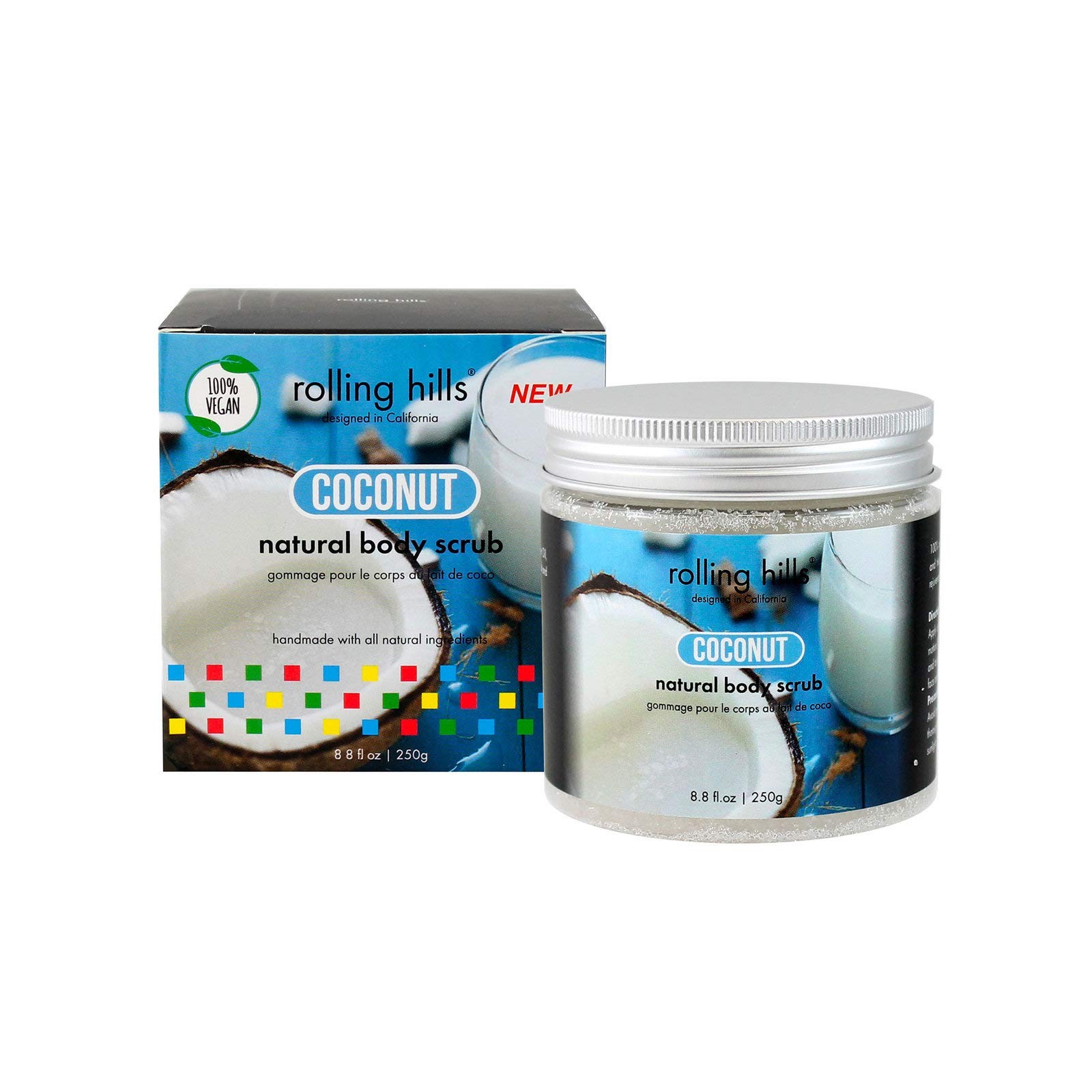 Rolling Hills Coconut Scrub corpo purificante 250 g
