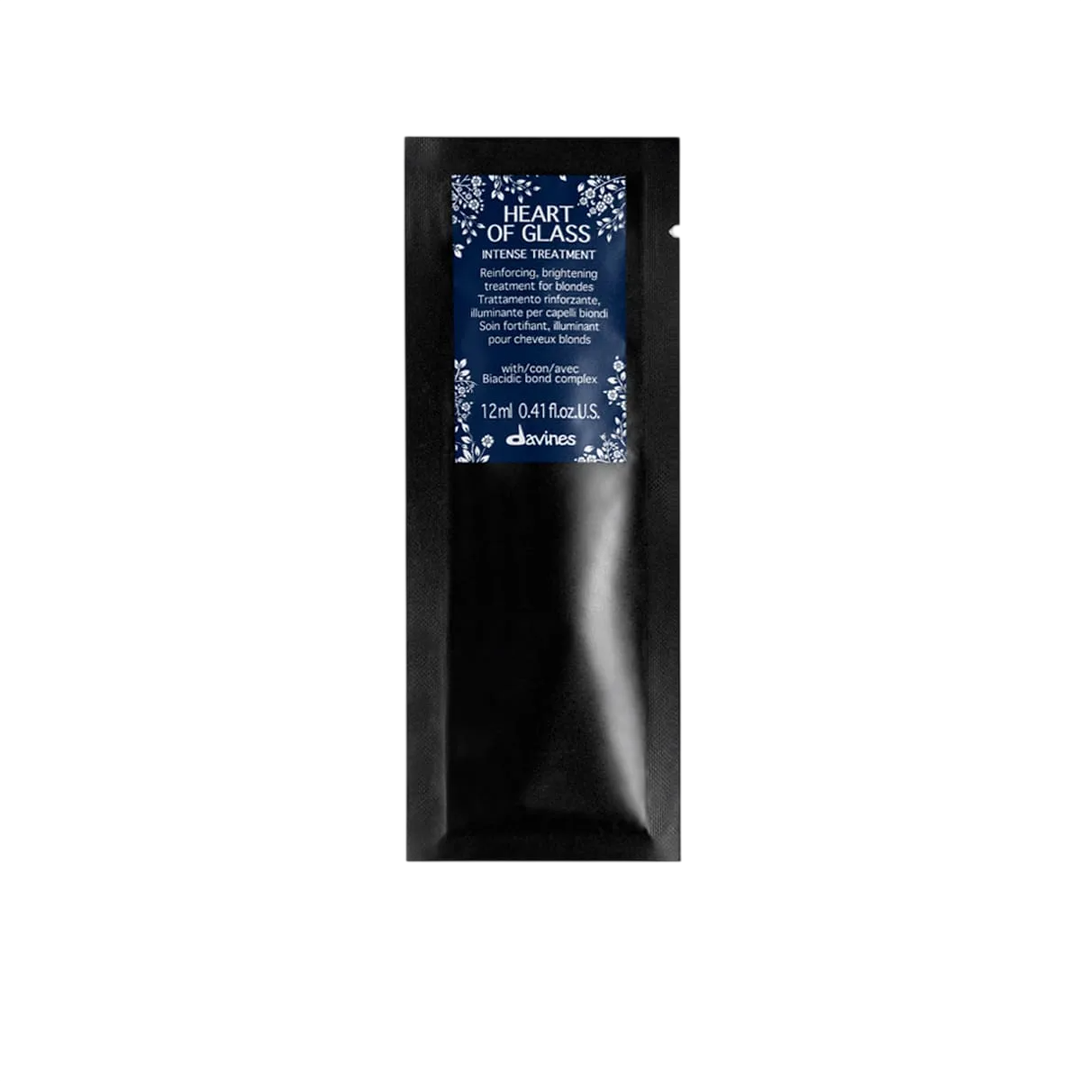 Set Davines Heart of Glass Intense Treatment Cream Mask Brightening 12 pezzi da 12ml