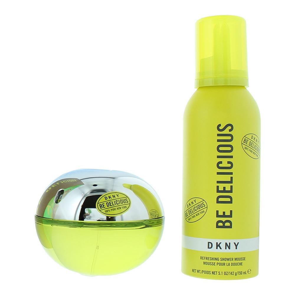 Set Dkny: Be Delicious Eau De Parfum donna 100ml + Be Delicious Cleansing Shower Mousse 150ml