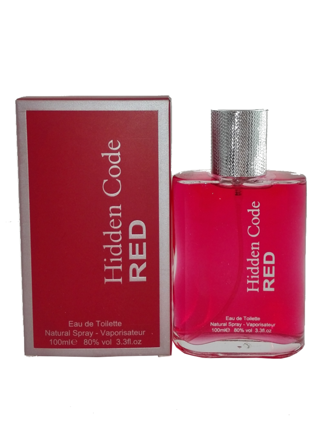 Set di profumeria pregiata Hidden Code Red Eau De Toilette uomo 100ml