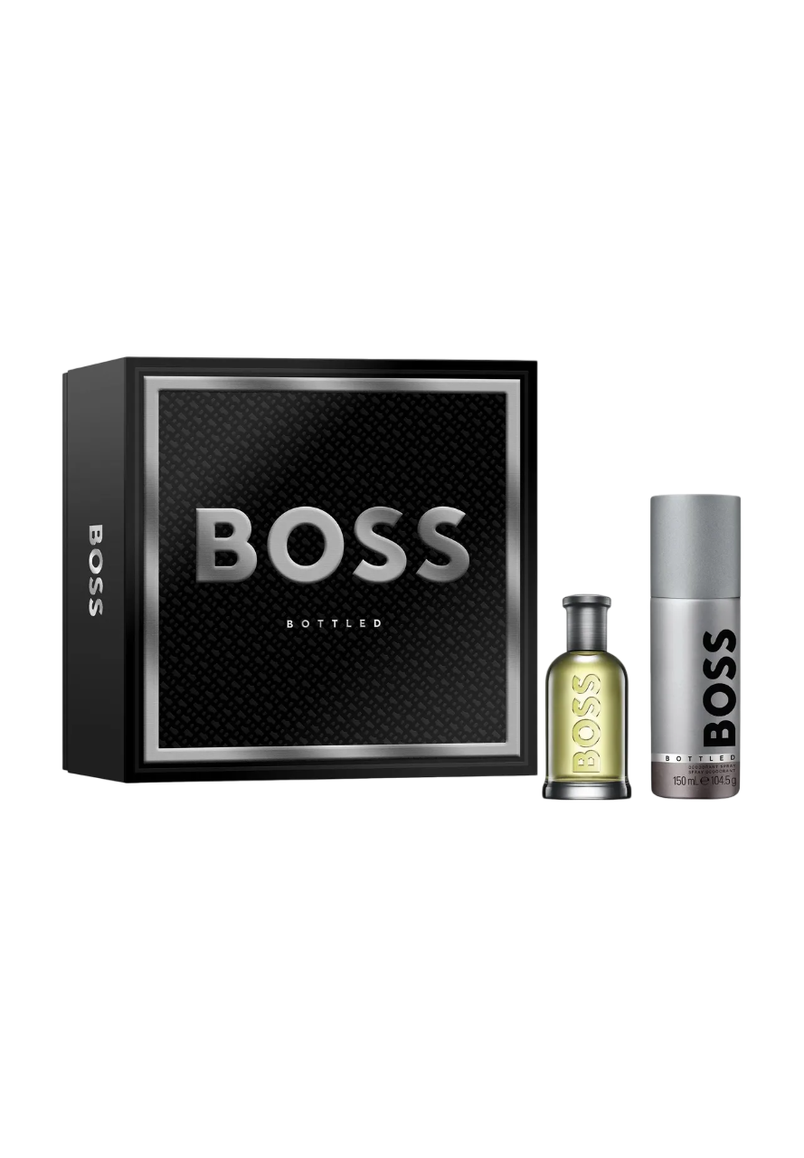 Set Hugo Boss: Boss Bottled Eau De Toilette uomo 50ml + Boss Bottled Deodorant Spray uomo 150ml