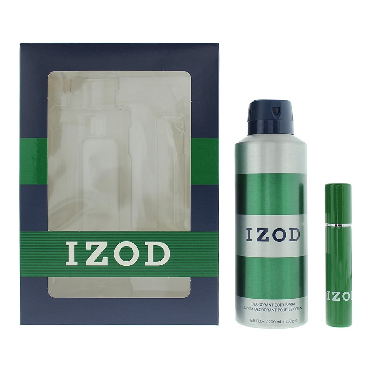 Set Izod: Green Scented Spray uomo 200ml + Green Eau De Toilette uomo 15ml