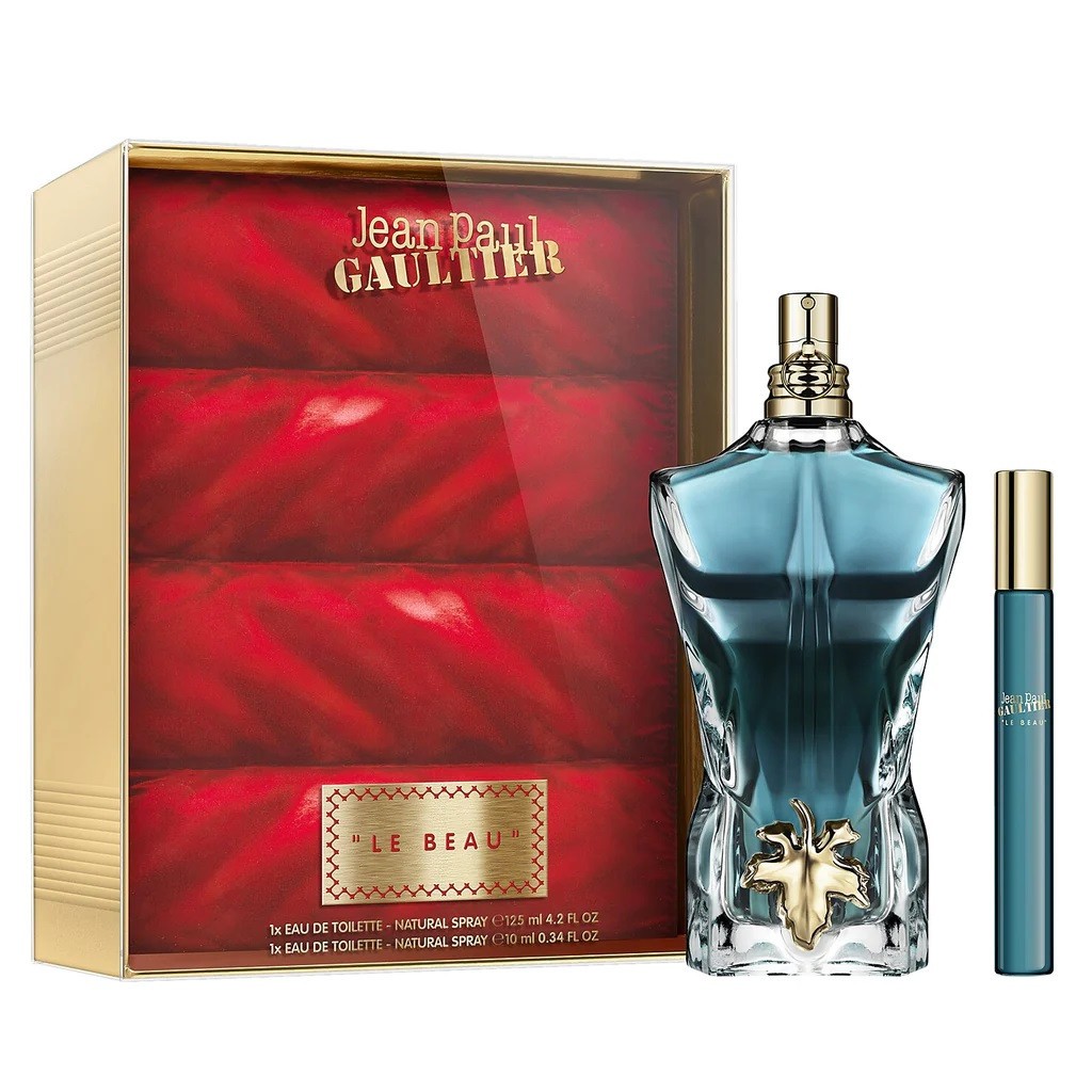 Cofanetto Jean Paul Gaultier: Le Beau Eau De Toilette uomo 125ml + Le Beau Eau De Toilette uomo 10ml