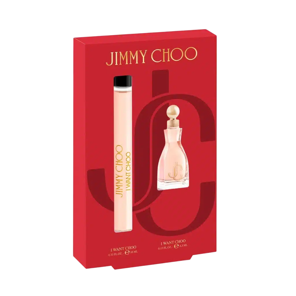 Cofanetto Jimmy Choo: I Want Choo Eau De Parfum donna 10ml + I Want Choo Eau De Parfum donna 45ml Miniatura