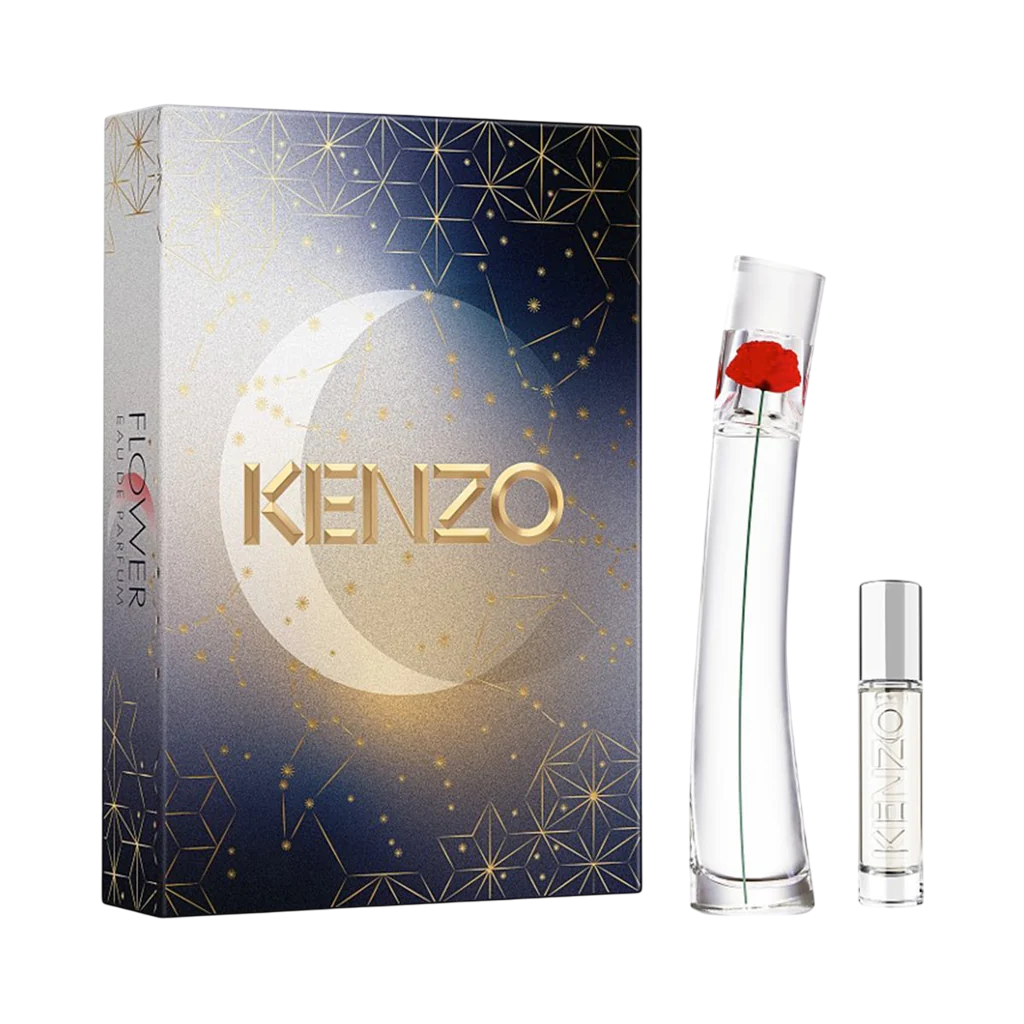 Cofanetto Kenzo: Flower Eau De Parfum donna 50ml + Flower Eau De Parfum donna 10ml